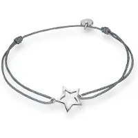 Glanzstücke Pulsera gris oscuro / plata