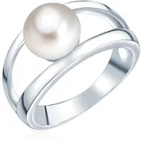 Valero Pearls Anillo plata / blanco