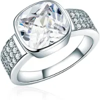 Rafaela Donata Anillo plata / transparente