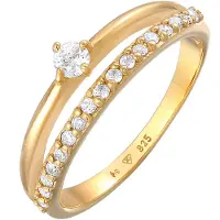 Elli Anillo oro / transparente
