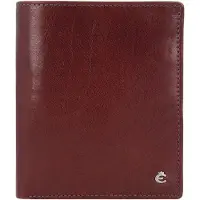 Esquire Toscana Cartera Bloqueo RFID Piel natural 2.5 cm rojo