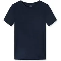 Schiesser Camiseta para dormir ' Mix+Relax ' azul