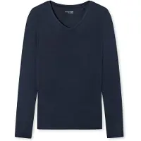 Schiesser Camiseta para dormir ' Mix+Relax ' azul