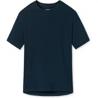 Schiesser Camiseta para dormir azul oscuro