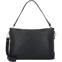 Plevier Structure Millau Bolsa de hombro Piel natural 43 cm Compartimento para el portátil negro