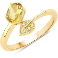 Rafaela Donata Anillo amarillo / dorado / plata