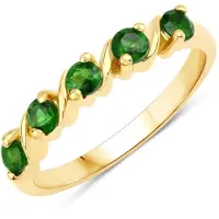 Rafaela Donata Anillo dorado / esmeralda