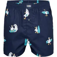 Happy Shorts Calzoncillo boxer azul oscuro / azul oscuro / naranja claro / blanco
