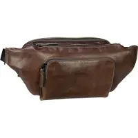 Leonhard heyden Porto Riñonera Piel natural 28 cm marrón