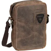 Strellson Bolso de hombro marrón oscuro