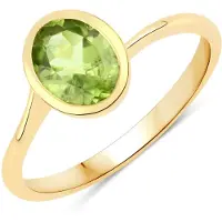 Rafaela Donata Anillo dorado / verde