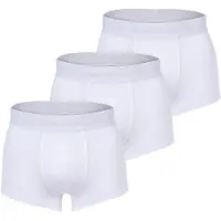 Marc O'Polo Calzoncillo boxer 'Essentials' gris claro / blanco