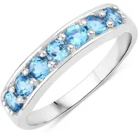 Rafaela Donata Anillo azul claro / plata