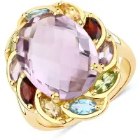 Rafaela Donata Anillo azul / oro / verde / lila / rojo