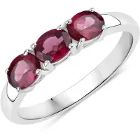 Rafaela Donata Anillo burdeos / plata