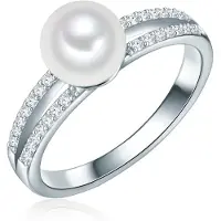 Valero Pearls Anillo plata