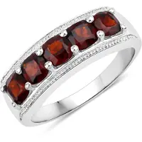 Rafaela Donata Anillo marrón / plata