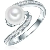 Valero Pearls Anillo plata