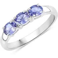 Rafaela Donata Anillo azul violaceo / plata