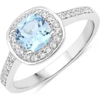 Rafaela Donata Anillo azul cielo / plata