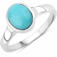Rafaela Donata Anillo turquesa / plata