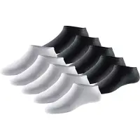 Schiesser Calcetines invisibles ' Bluebird ' negro / blanco