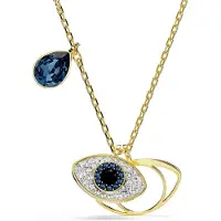 Swarovski Cadena azul paloma / oro