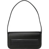 Karl Lagerfeld Ikon K Bolsa de hombro Piel natural 24 cm negro