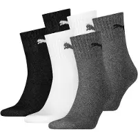 Puma Calcetines deportivos gris moteado / negro / blanco