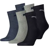 Puma Calcetines azul moteado / gris moteado / petróleo / negro