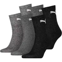 Puma Calcetines deportivos gris oscuro / negro / blanco