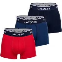 Lacoste Calzoncillo boxer navy / azul cobalto / rojo / blanco