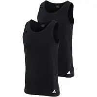 Adidas adidasDos camisetas interiores sin mangas Active Flex Cotton XL Black Hombre