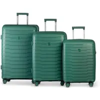 Worldpack Portland 4 ruedas Juego de maletas 3 piezas verde