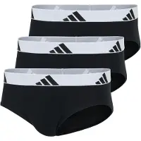 Adidas Underwear Braga 'Active Flex Cotton' negro / blanco