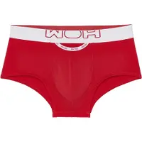 WOH Calzoncillo boxer 'Sexy Fun' rojo / blanco