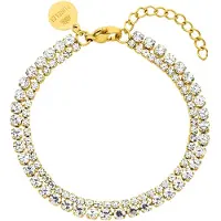 Purelei Pulsera 'Festive' oro / transparente
