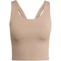 Adidas Performance All Me Medium Support Bra Tank Chalky Brown Talla: XL | Sujetadores Deportivos Outlet | Mujer | Marrón