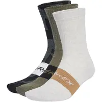 Adidas Calcetines deportivos 'Multi 3 Pack' capuchino / oliva / negro / blanco moteado