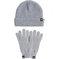 Adidas Gorro deportivo 'Glove + Beanie' gris