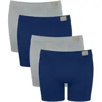Sloggi Calzoncillo boxer 'GO Natural' marino / gris