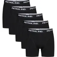 Petrol Industries Calzoncillo boxer 'Turbo' negro / blanco