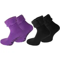 Normani Calcetines lila / negro