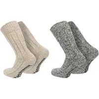 Normani Calcetines marrón / gris