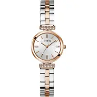 GUESS Reloj analógico 'ARRAY' oro rosa / plata