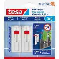 TESA 77764, Interior, Gancho universal, Blanco, 3 kg, 2 unidades