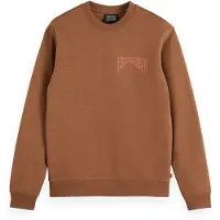 Scotch & Soda Left Chest Logo Sweatshirt Soft Silt Talla: XXL | Jerséis Outlet | Hombre