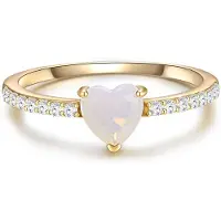 Glanzstücke Anillo oro / transparente / blanco