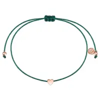 Glanzstücke Pulsera oro rosa / petróleo