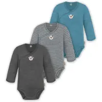 Normani Pijama entero/body azul / gris / mezcla de colores